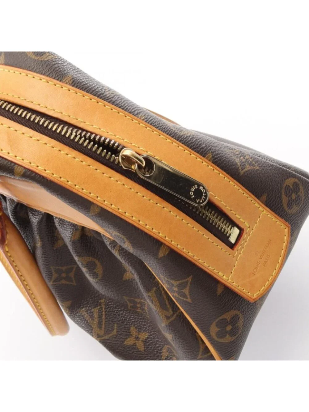 Louis Vuitton Handbag Mitzi Canvas Leather